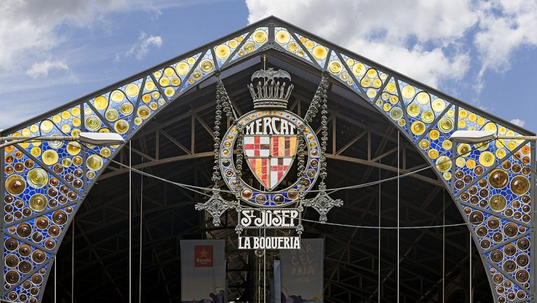 Barcelona Mercat de Sant Josep la Boqueria Entrance 768x434